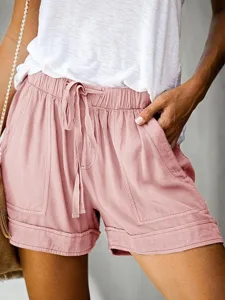 damenshorts-mit-kordelzug-und-tasche-ein-rosa-4
