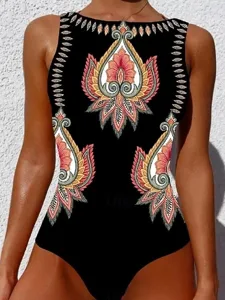 einteiliger-badeanzug-fur-frauen-slimmin-schwarz-rot-6