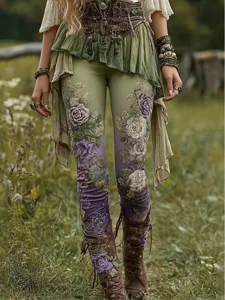 frauen-3d-druck-leggings-urlaub-vintage-graues-grun-2