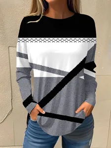 frauen-t-shirt-langarm-basic-floral-druc-grau-5