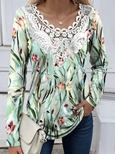 frauen-t-shirt-langarm-basic-floral-druc-grun-19