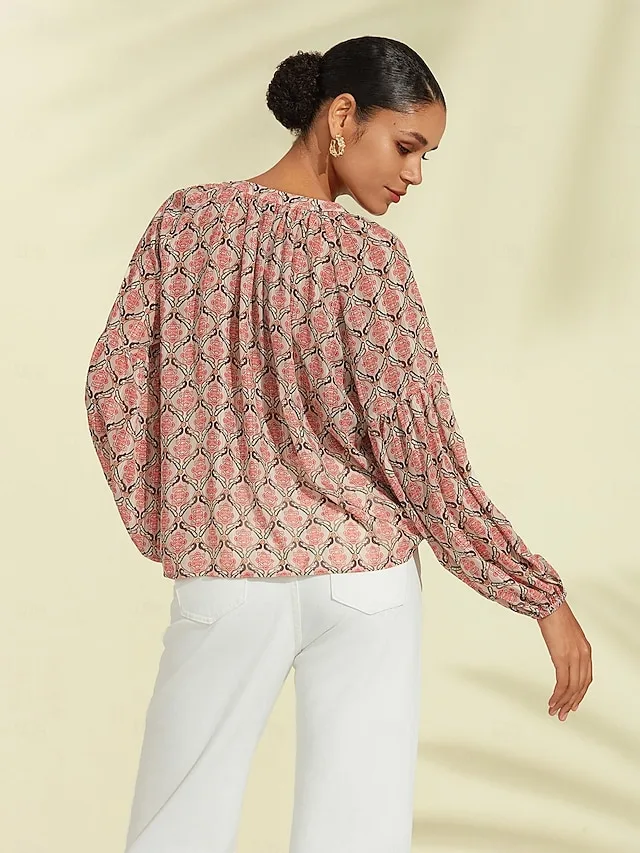 lassige-bluse-mit-geometrischen-puffarme-default-3