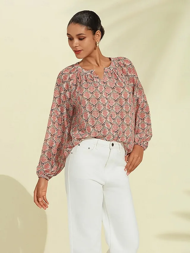 lassige-bluse-mit-geometrischen-puffarme-default-5