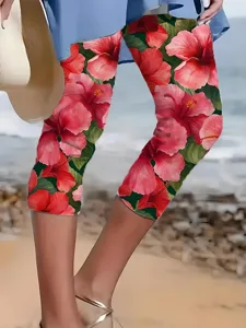 leggings-fur-frauen-capri-hosen-hohe-ela-rot-9