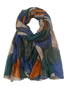 retro-pflanzendruck-schals-frauen-ginkgo-dunkelblau-6