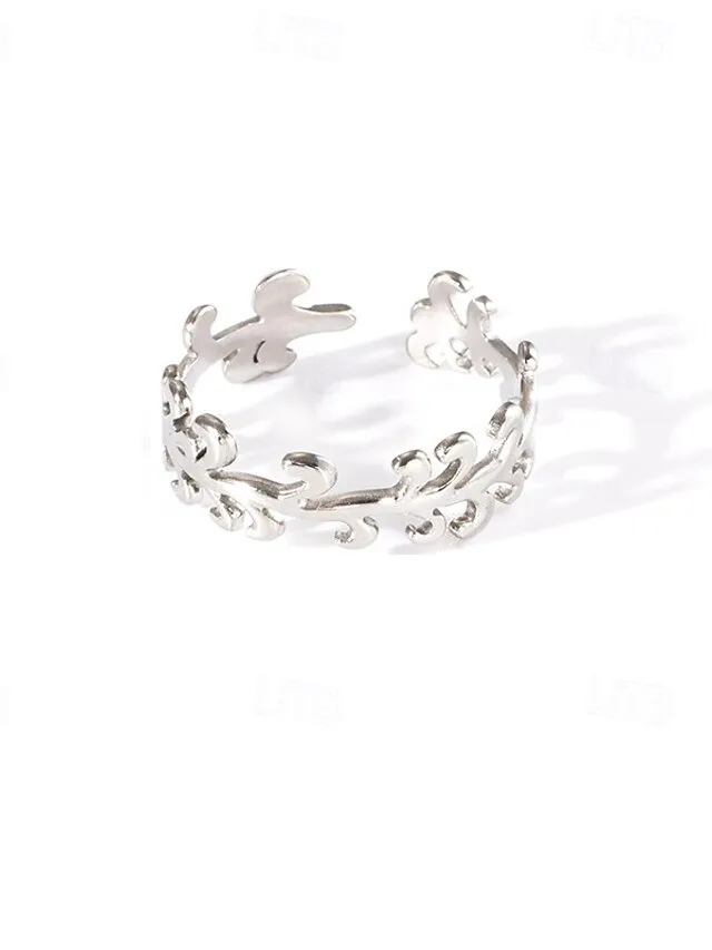 ring-for-damen-taglich-ferien-date-stahl-9-10