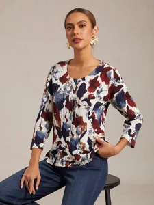 stretch-bluse-mit-rundhalsausschnitt-und-blau-1