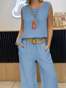 women-s-cotton-blend-blouse-pants-sets-s-light-blue-6