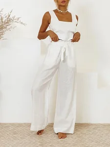 women-s-cotton-blend-blouse-pants-sets-s-white-5