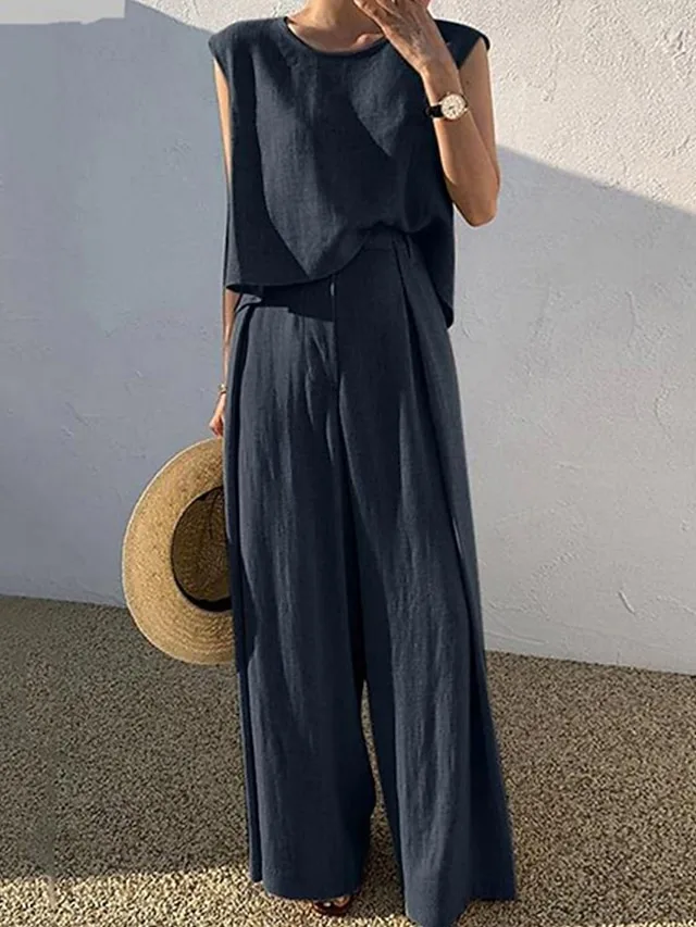 women-s-cotton-blend-linen-inspired-sets-navy-blue-6