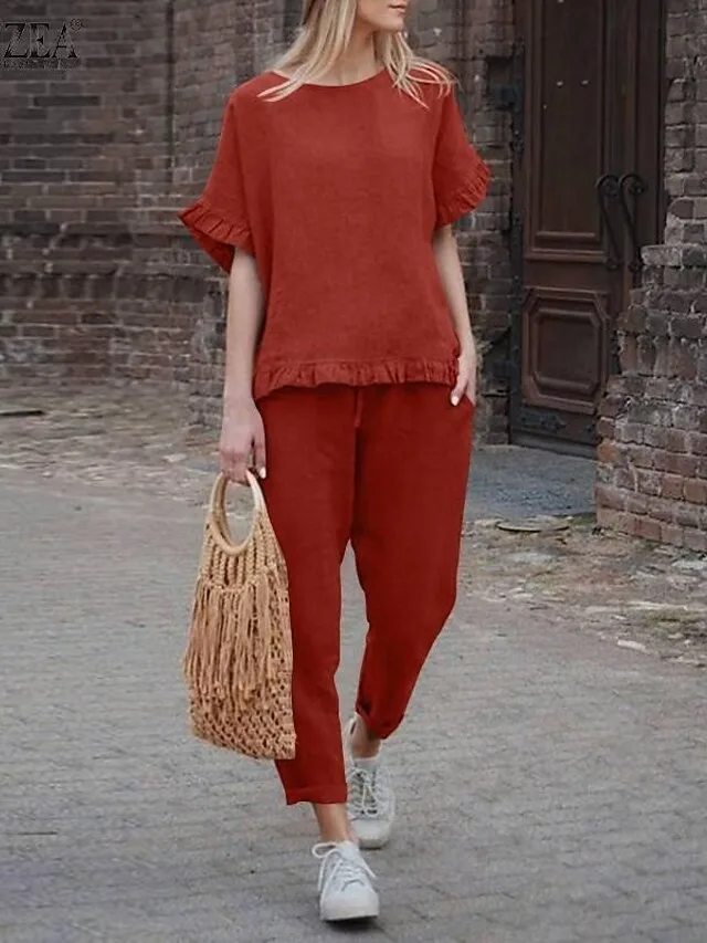 women-s-cotton-blend-linen-inspired-sets-red-3