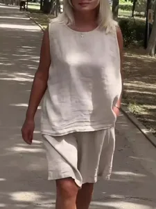 women-s-cotton-blend-two-piece-sets-blou-khaki-5