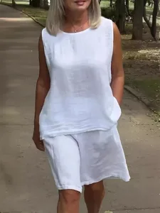 women-s-cotton-blend-two-piece-sets-blou-white-1