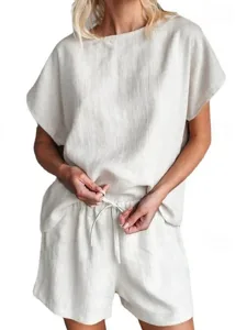 women-s-cotton-blend-two-piece-sets-t-sh-beige-16