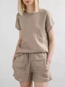 women-s-cotton-blend-two-piece-sets-t-sh-light-brown-6