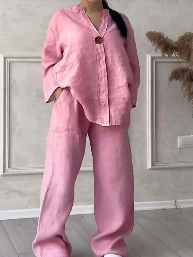 women-s-cotton-linen-2-pieces-set-elegan-pink-6