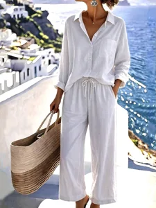 women-s-cotton-linen-pants-sets-bolero-t-white-13