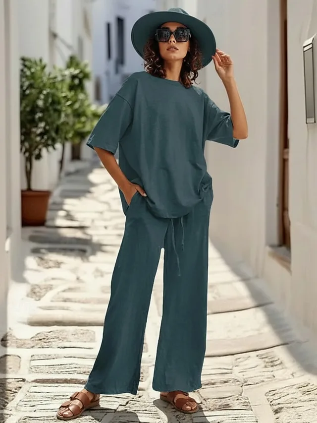 women-s-cotton-linen-sets-linen-blend-pa-navy-blue-3