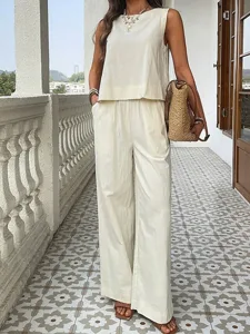 women-s-cotton-linen-sets-pants-sets-bol-beige-5