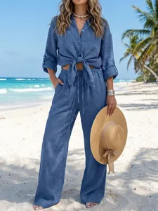 women-s-cotton-linen-sets-pants-sets-bol-ocean-blue-2