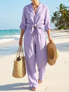 women-s-cotton-linen-sets-pants-sets-bol-purple-3
