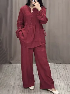 women-s-cotton-linen-sets-pants-sets-bol-wine-4