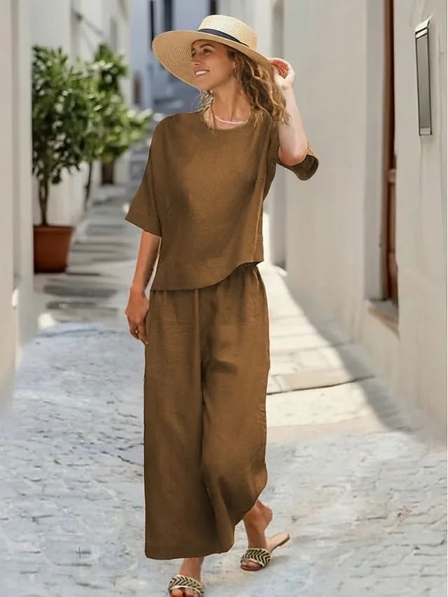 women-s-cotton-linen-sets-pants-sets-hal-brown-8