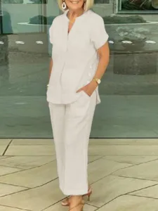 women-s-cotton-linen-sets-short-sleeve-v-beige-5