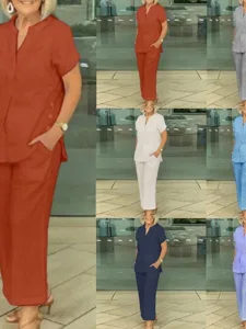 women-s-cotton-linen-sets-short-sleeve-v-default-1