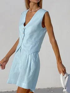 women-s-cotton-linen-sets-shorts-sets-bo-blue-1