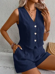 women-s-cotton-linen-sets-shorts-sets-sl-dark-navy-4