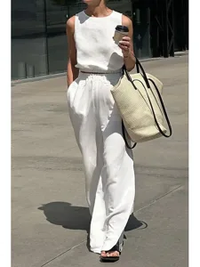 women-s-cotton-linen-sets-two-piece-sets-white-5