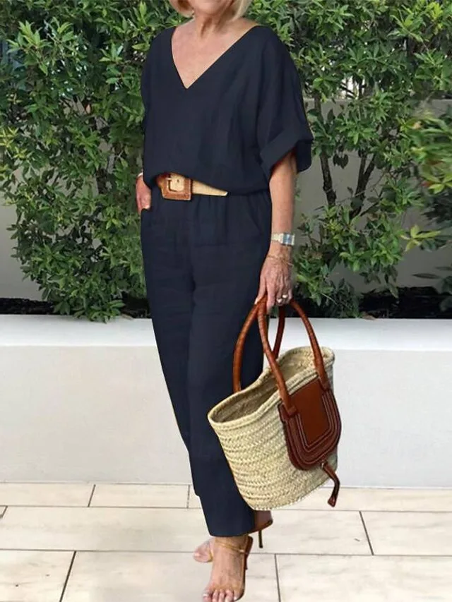 women-s-cotton-linen-shirts-blouse-pants-dark-navy-7