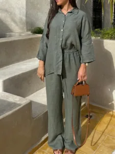 women-s-cotton-linen-shirts-cotton-blend-army-green-5