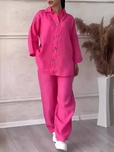 women-s-cotton-linen-shirts-cotton-blend-dark-pink-5