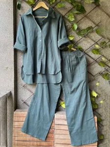 women-s-cotton-sets-pants-sets-bolero-to-dusty-blue-5