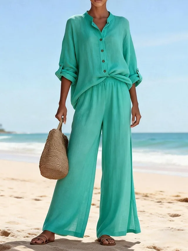 women-s-cotton-shirt-100-cotton-long-sle-green-6