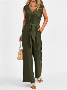 women-s-jumpsuit-active-solid-color-slee-army-green-1