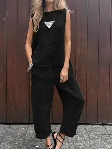 women-s-pants-sets-bolero-sleeveless-rou-black-2