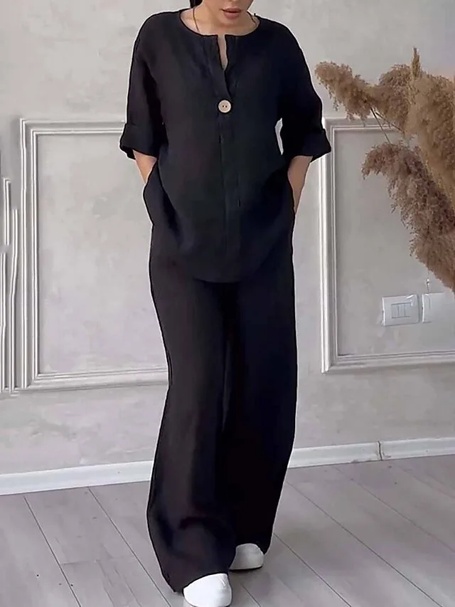 women-s-shirt-cotton-blend-linen-inspire-black-3