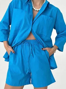 women-s-shirt-cotton-linen-sets-two-piec-blue-1