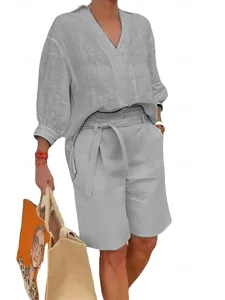 women-s-shirt-cotton-linen-sets-two-piec-gray-4