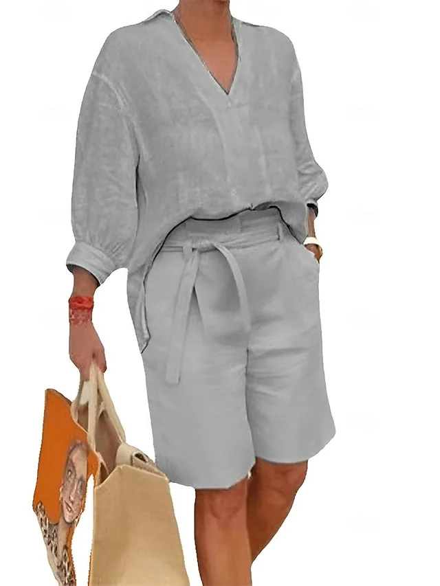 women-s-shirt-cotton-linen-sets-two-piec-gray-4