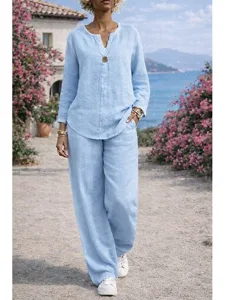 women-s-shirt-cotton-linen-sets-two-piec-light-blue-8