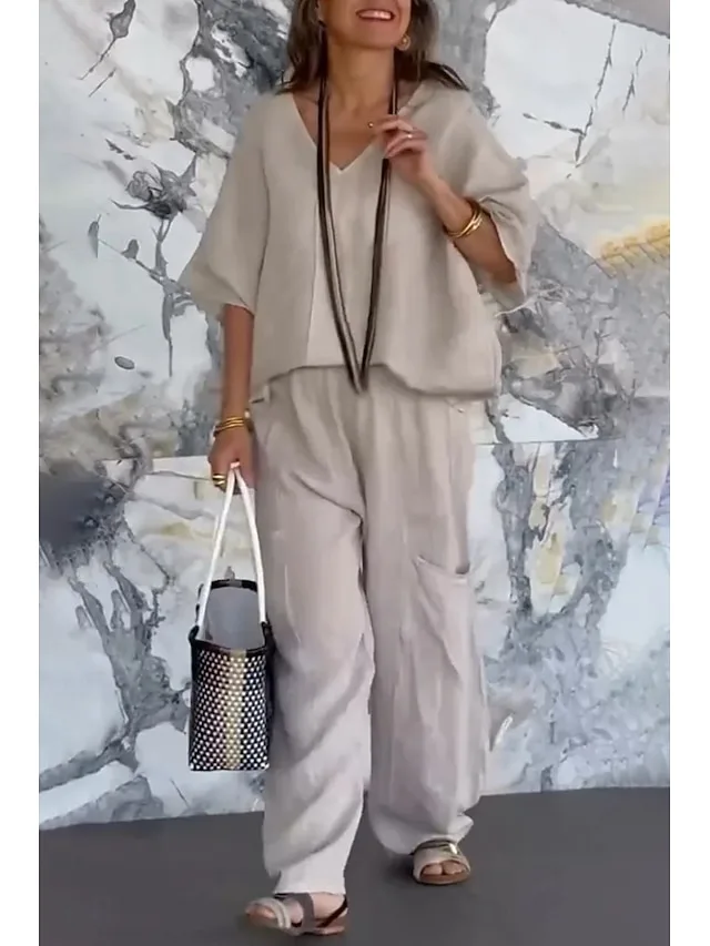 women-s-shirt-cotton-linen-sets-two-piec-light-grey-5