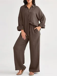 women-s-shirt-two-piece-sets-linen-blend-brown-26