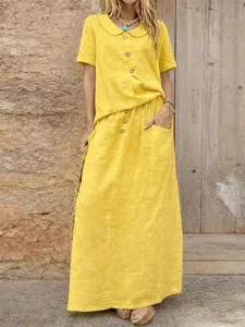 women-s-skirt-sets-bolero-top-short-slee-yellow-1