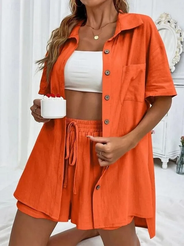women-s-two-piece-sets-cotton-shirt-shor-default-2