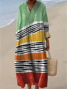 womens-midi-kleid-v-ausschnitt-lange-arm-grun-6