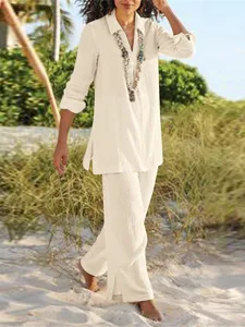 zweiteiliges-set-aus-baumwollmischgewebe-khaki-1